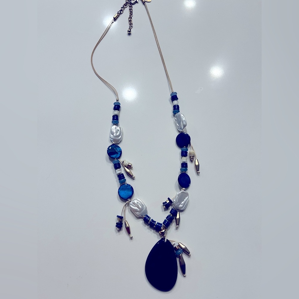 Chicos long beaded necklace.